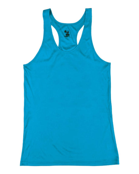Badger Girls’ B-Core Racerback Tank Top. 2166 - Electric Blue