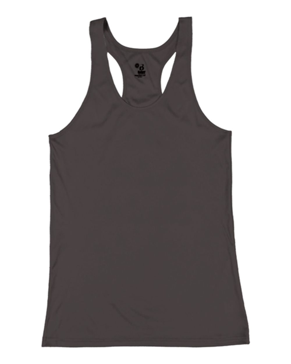 Badger Girls’ B-Core Racerback Tank Top. 2166 - Graphite