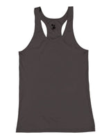 Badger Girls’ B-Core Racerback Tank Top. 2166 - Graphite
