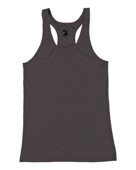 Badger Girls’ B-Core Racerback Tank Top. 2166 - Graphite