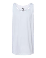 Badger Girls’ B-Core Racerback Tank Top. 2166 - White