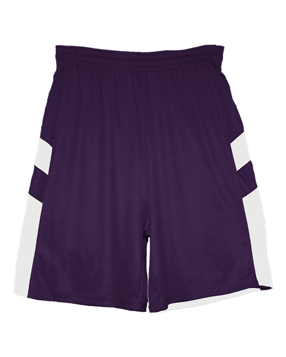 Alleson Athletic Youth B-Pivot Reverisble Shorts. 2266 - Purple/ White