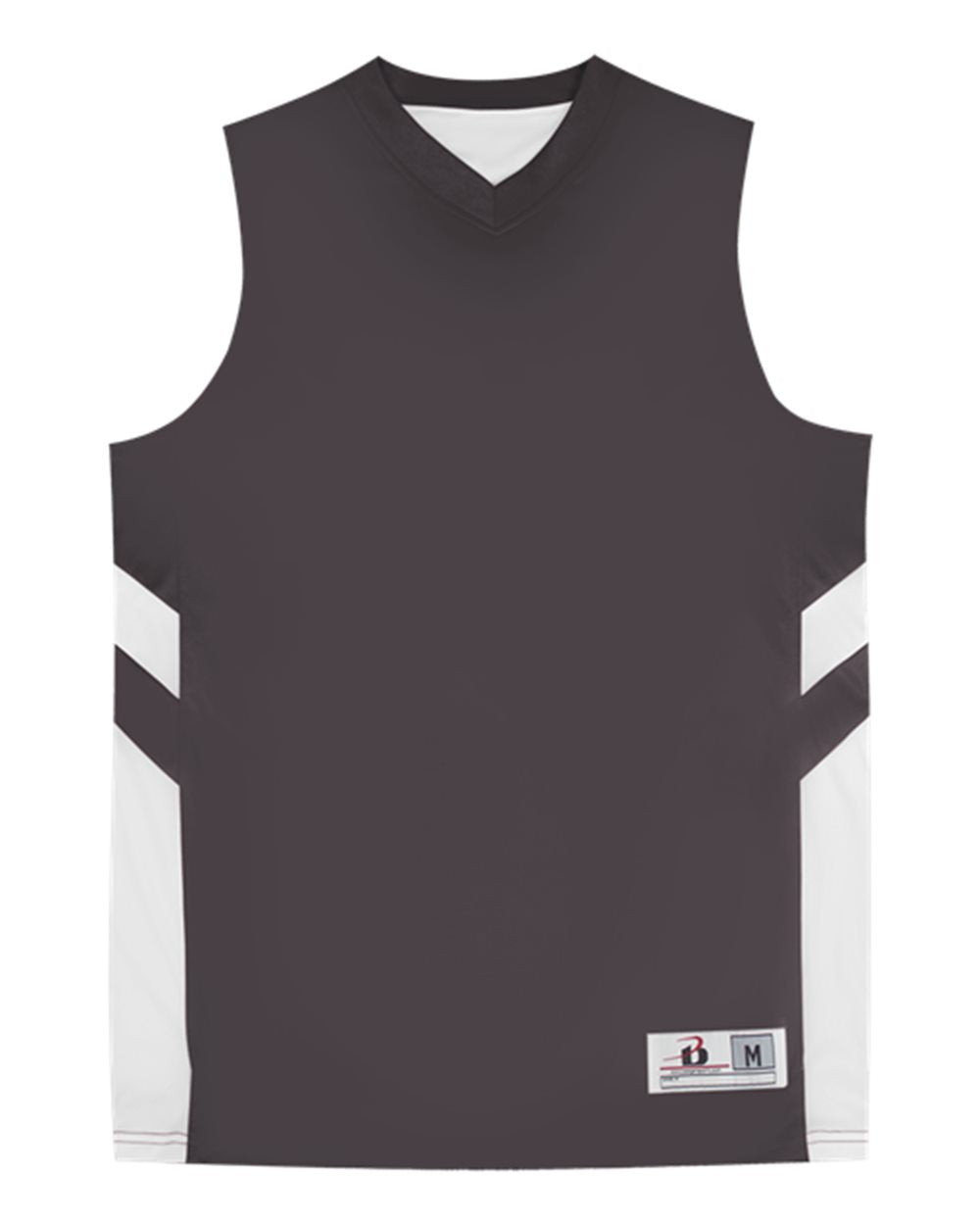 Badger Youth B-Pivot Rev. Tank Top. 2566 - Graphite/ White