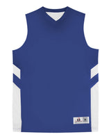 Badger Youth B-Pivot Rev. Tank Top. 2566 - Royal/ White
