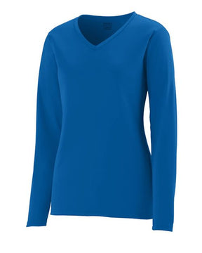 Augusta Sportswear Women's Nexgen Performance Long Sleeve V-Neck T-Shirt. 1788
