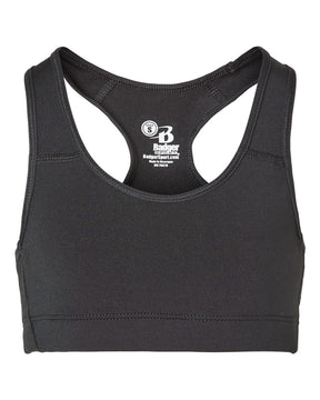 Badger Girls' B-Sport Bra Top. 2636 - Black