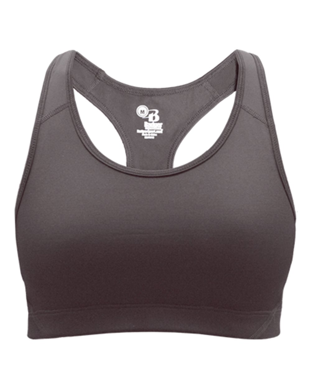 Badger Girls' B-Sport Bra Top. 2636 - Graphite