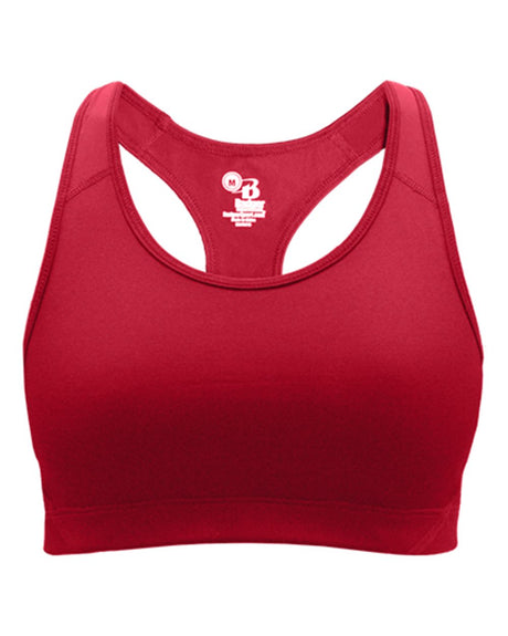 Badger Girls' B-Sport Bra Top. 2636 - Red
