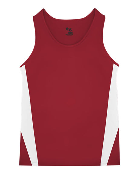 Alleson Athletic Youth Stride Singlet. 2667 - Red/ White