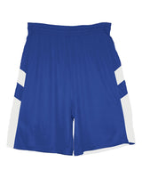 Alleson Athletic Men's B-Pivot Rev. Shorts. 7266 - Royal/ White