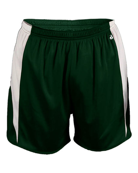 Alleson Athletic Men's Stride Shorts. 7273 - Forest/ White