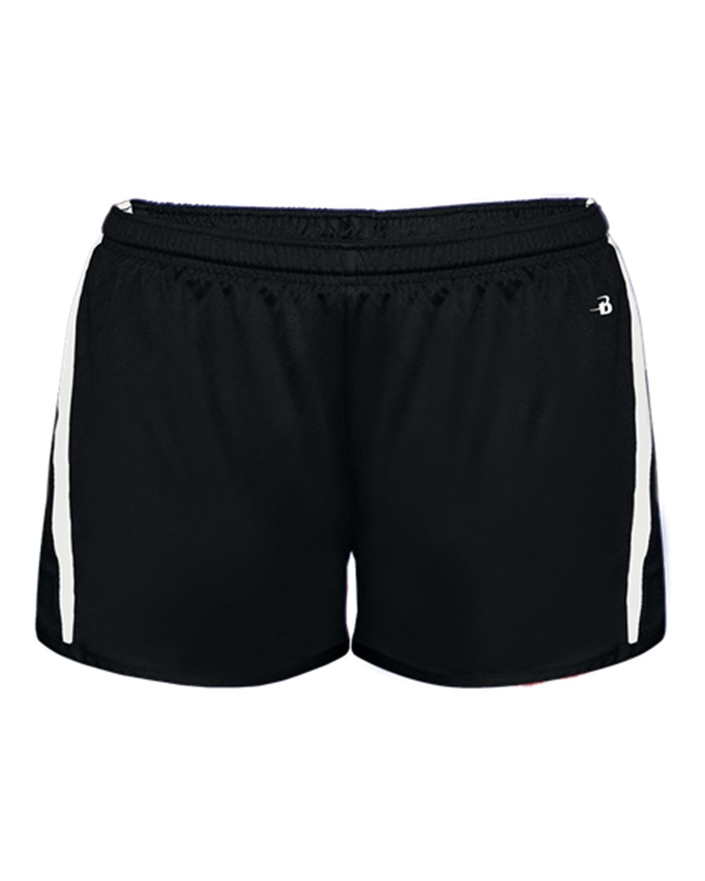 Alleson Athletic Women's Stride Shorts. 7274 - Black/ White