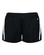 Alleson Athletic Women's Stride Shorts. 7274 - Black/ White