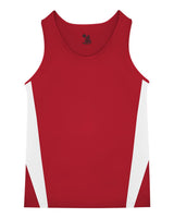 Alleson Athletic Men's Stride Singlet. 8667 - Red/ White