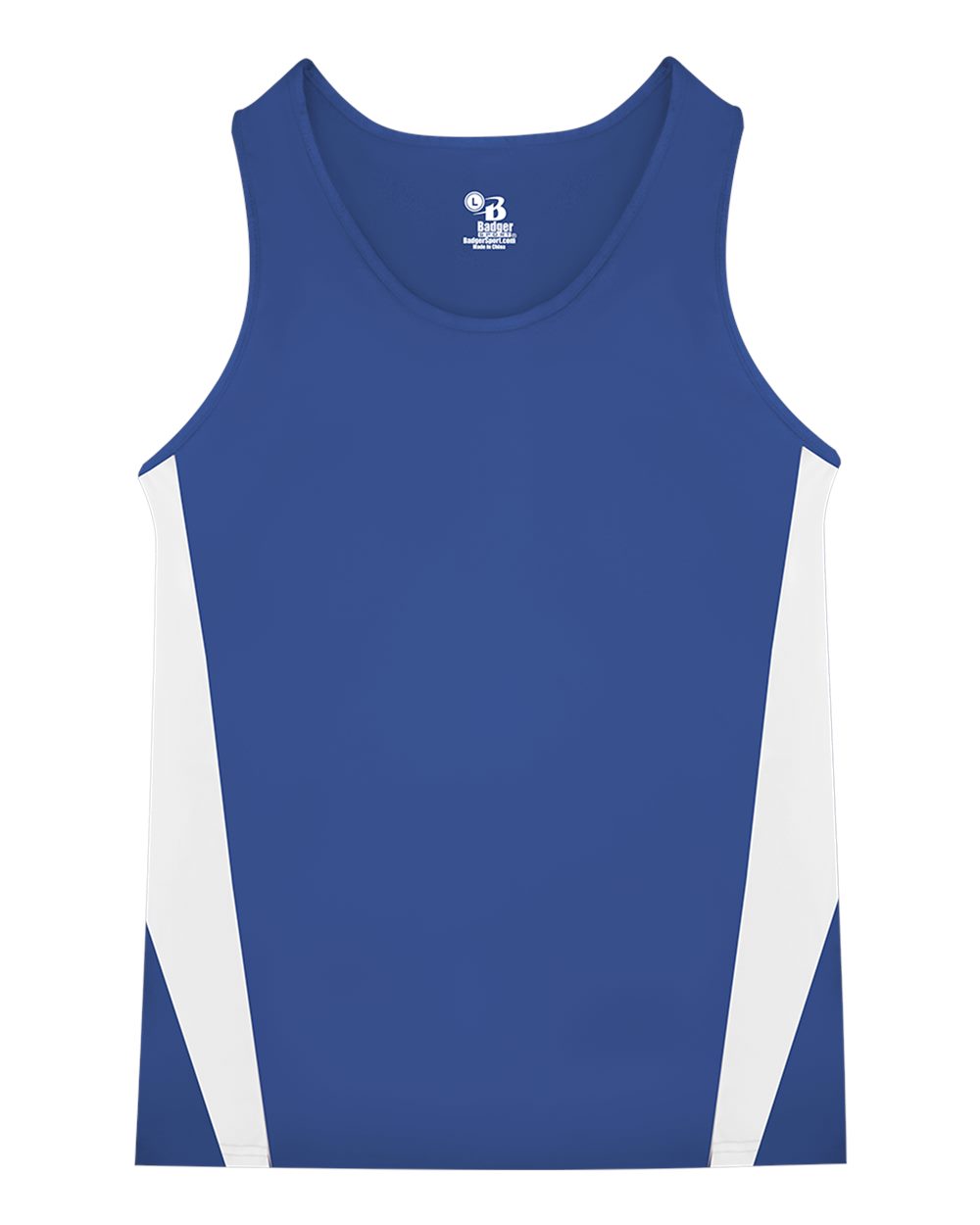 Alleson Athletic Men's Stride Singlet. 8667 - Royal/ White