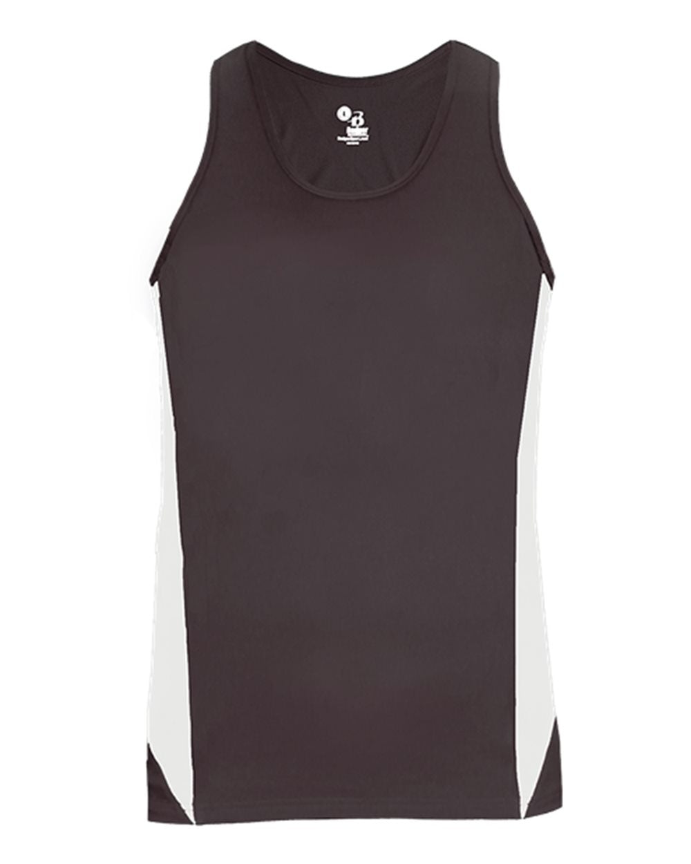 Alleson Athletic Women's Stride Singlet. 8967 - Graphite/ White