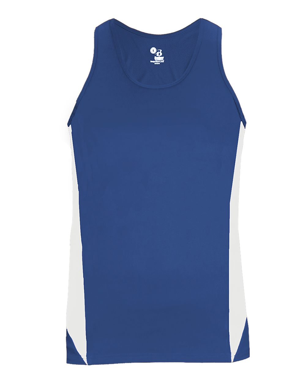Alleson Athletic Women's Stride Singlet. 8967 - Royal/ White