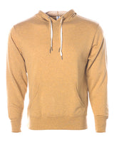 Independent Trading Co. Unisex Midweight French Terry Hooded Sweatshirt. PRM90HT - Golden Wheat Heather