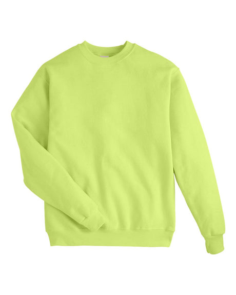 Hanes Unisex EcoSmart® Crewneck Sweatshirt. P160 - Safety Green