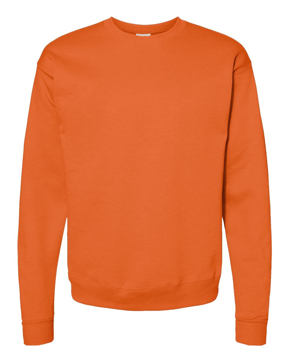 Hanes Unisex EcoSmart® Crewneck Sweatshirt. P160 - Safety Orange