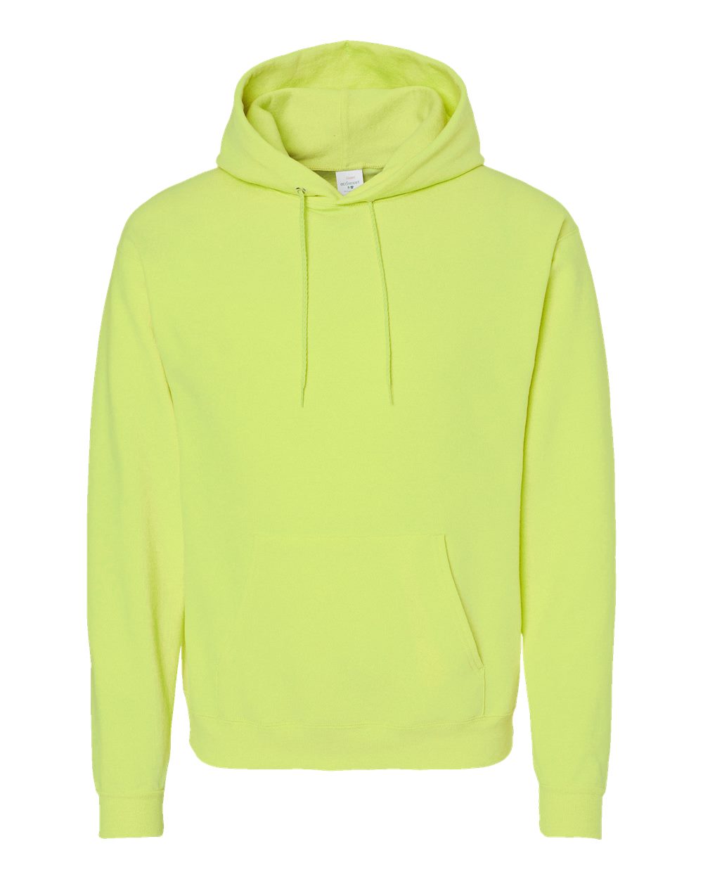 Hanes Unisex EcoSmart® Hooded Sweatshirt. P170 - Safety Green