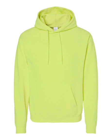 Hanes Unisex EcoSmart® Hooded Sweatshirt. P170 - Safety Green