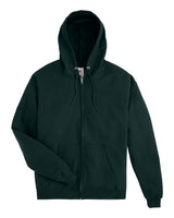 Hanes Unisex EcoSmart® Full-Zip Hooded Sweatshirt. P180 - Deep Forest