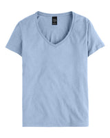 Hanes Women's Perfect-T V-Neck T-Shirt. S04V - Light Blue