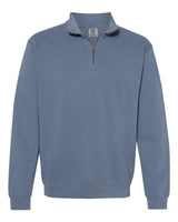 Comfort Colors Unisex Garment-Dyed Quarter-Zip Sweatshirt. 1580 - Blue Jean