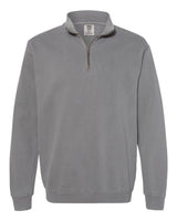 Comfort Colors Unisex Garment-Dyed Quarter-Zip Sweatshirt. 1580 - Grey