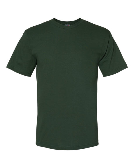 Bayside Unisex USA-Made Midweight T-Shirt. 5040 - Hunter Green
