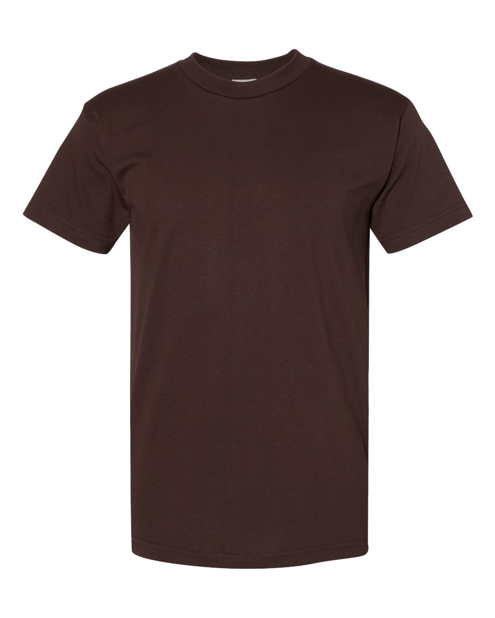 Bayside Unisex USA-Made Heavyweight T-Shirt. 5100 - Chocolate