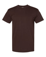 Bayside Unisex USA-Made Heavyweight T-Shirt. 5100 - Chocolate