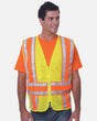Bayside Unisex USA-Made ANSI Safety Mesh Vest. 3787 - Lime Green