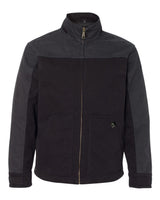DRI DUCK Men's Tall Horizon Two-Tone Boulder Cloth™ Canvas Jacket. 5089T - Black/ Charcoal
