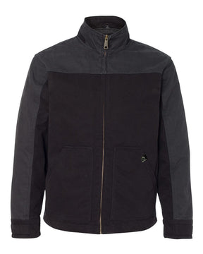 DRI DUCK Men's Tall Horizon Two-Tone Boulder Cloth™ Canvas Jacket. 5089T - Black/ Charcoal