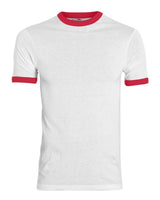 Augusta Sportswear Youth Ringer T-Shirt. 711 - White/ Red