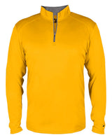 Badger Youth B-Core Quarter-Zip Pullover. 2102 - Gold/ Graphite