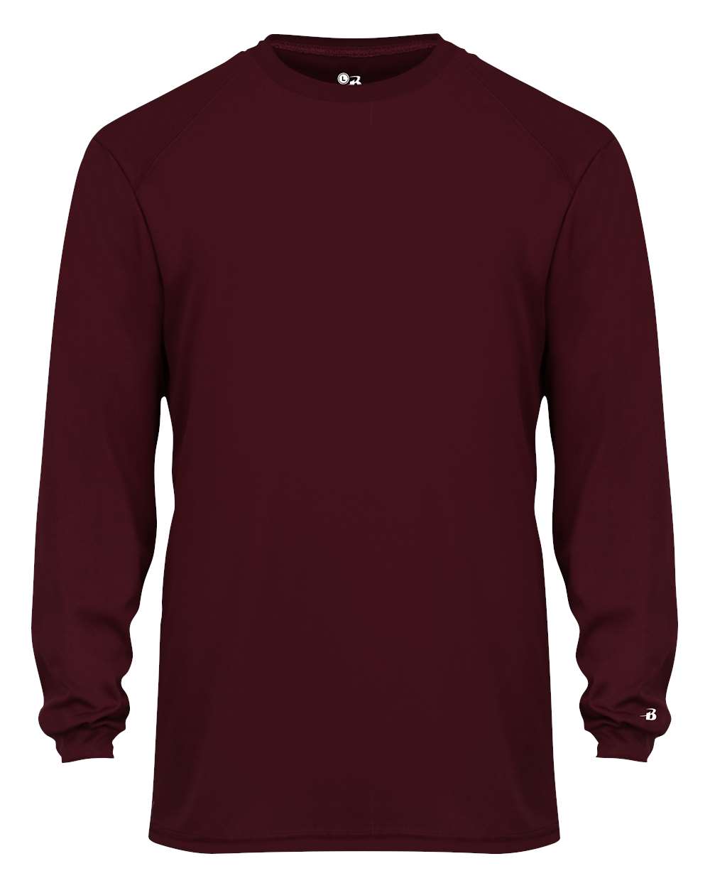 Badger Youth B-Core Long Sleeve T-Shirt. 2104 - Maroon