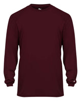 Badger Youth B-Core Long Sleeve T-Shirt. 2104 - Maroon