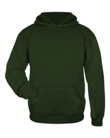 Badger Youth Performance Fleece Hooded Sweatshirt. 2454 - Forest