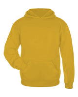 Badger Youth Performance Fleece Hooded Sweatshirt. 2454 - Gold
