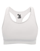 Badger Girls' B-Sport Bra Top. 2636 - White
