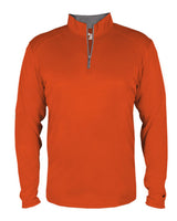 Badger Men's B-Core Quarter-Zip Pullover. 4102 - Burnt Orange/ Graphite