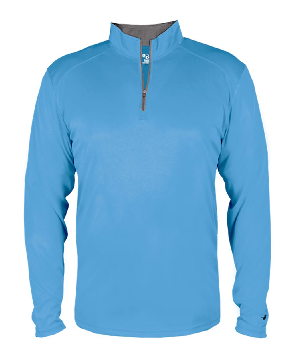 Badger Men's B-Core Quarter-Zip Pullover. 4102 - Columbia Blue/ Graphite