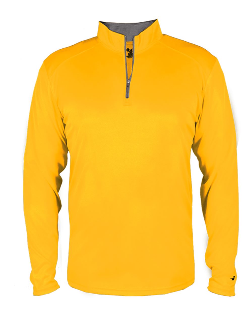Badger Men's B-Core Quarter-Zip Pullover. 4102 - Gold/ Graphite
