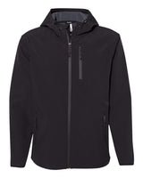 Independent Trading Co. Men's Poly-Tech Soft Shell Jacket. EXP35SSZ - Black