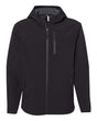 Independent Trading Co. Men's Poly-Tech Soft Shell Jacket. EXP35SSZ - Black