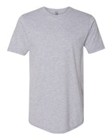 Next Level Unisex Cotton Long Body Tee. 3602 - Heather Grey