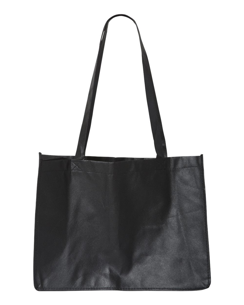 Liberty Bags Non-Woven Deluxe Junior Tote. A134 - Black